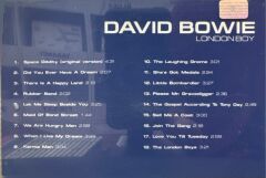 DİKKAT CD !!! David Bowie – London Boy CD