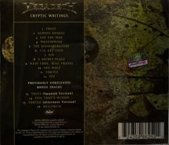 DİKKAT CD !!! Megadeth – Cryptic Writings CD