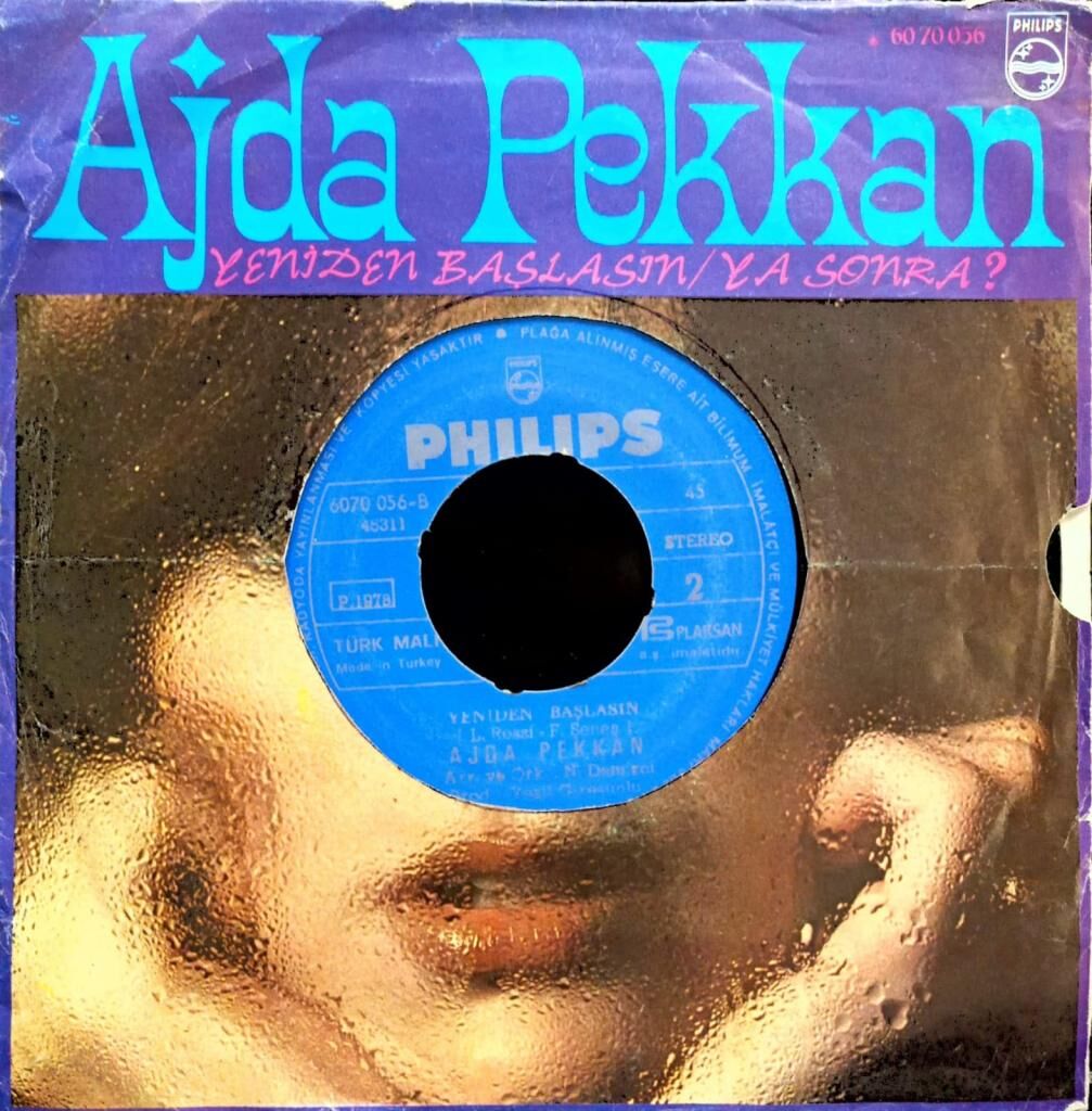 Ajda Pekkan – Ya Sonra / Yeniden Başlasın 45'lik